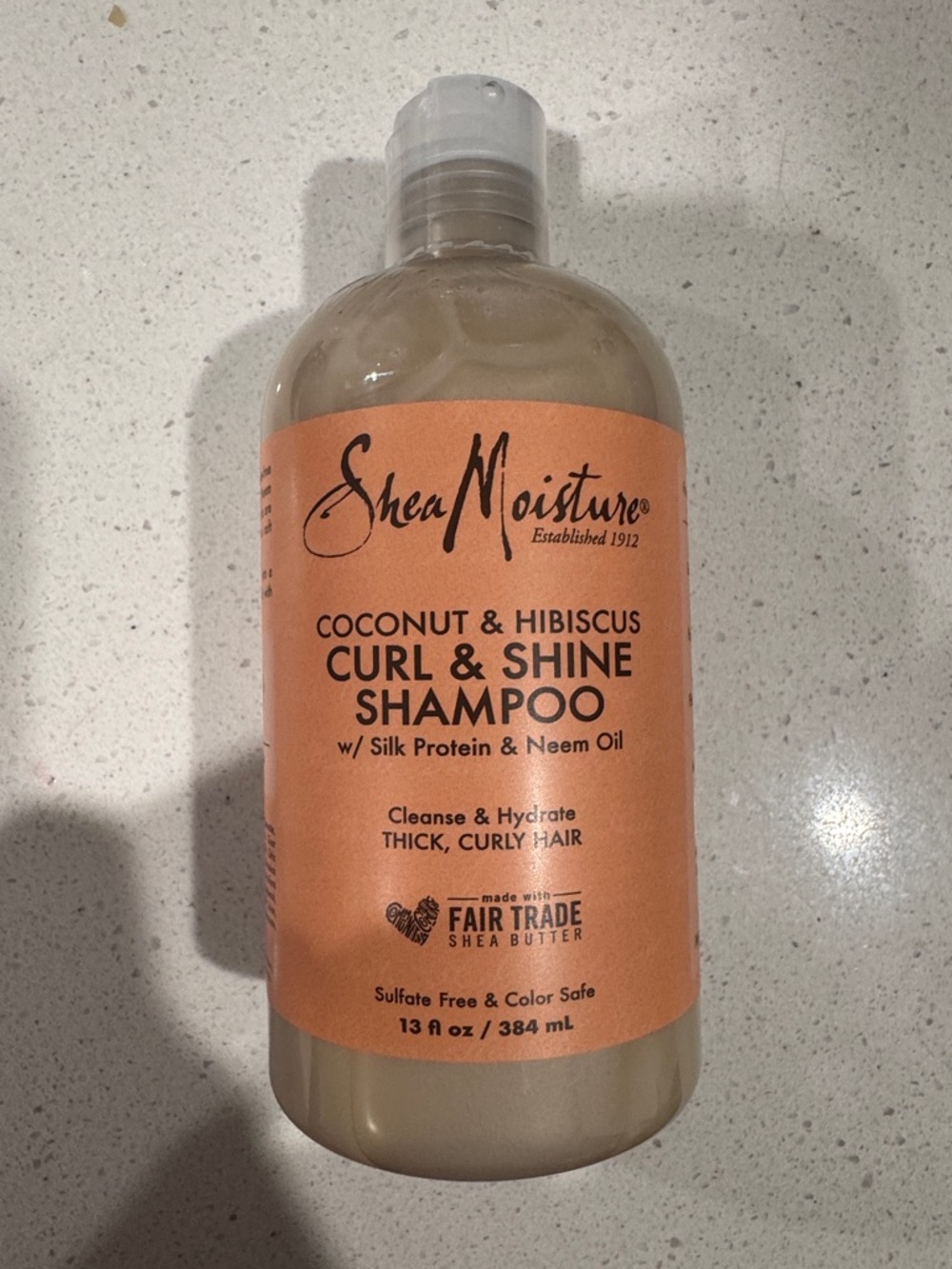Shea Moisture Coconut & Hibiscus Curl & Shine Shampoo - Orange